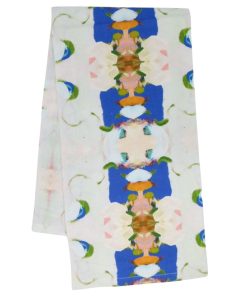 Monet's Garden Navy Tea Towel