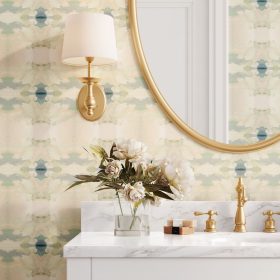 Coral Bay Pale Blue Peel and Stick Wallpaper