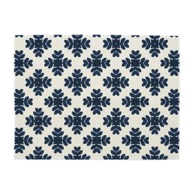 Brushstrokes Navy Linen Placemat