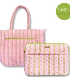 The Workday Set, Rosemary Stripe Pink