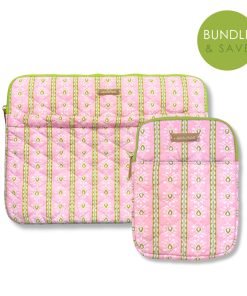 The Tech Essentials Set, Rosemary Stripe Pink