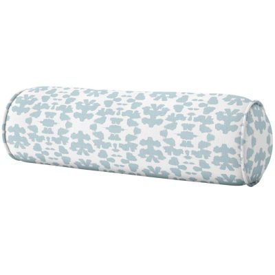 Chintz Mist Round Bolster Pillow