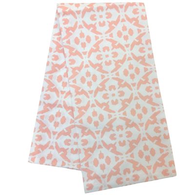 Porto Tiles Blush Tea Towel