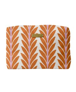 Frond Orange Terry Beach Pouch