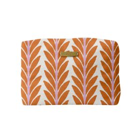 Frond Orange Terry Beach Pouch