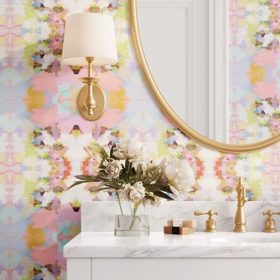 Brooks Avenue Pink Peel and Stick Wallpaper