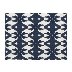 Palm Navy Linen Placemat