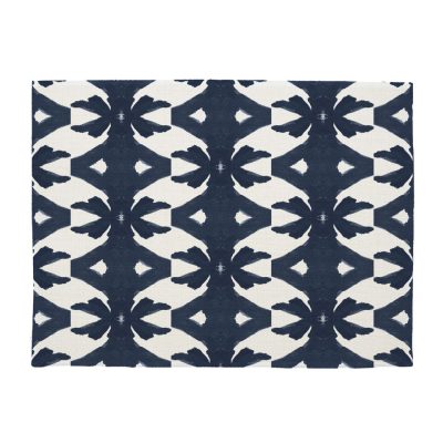 Palm Navy Linen Placemat
