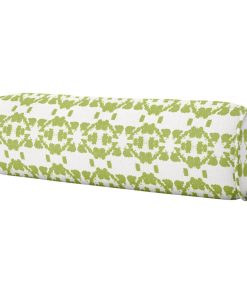 Mosaic Green Round Bolster Pillow