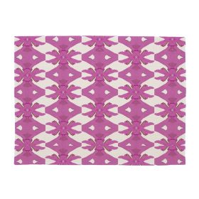 Palm Pink Linen Placemat