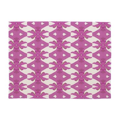 Palm Pink Linen Placemat