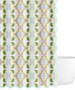 Dogwood Scalloped Shower Curtain