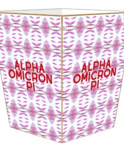 Alpha Omicron Pi Waste Basket