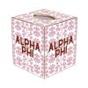 Alpha Phi Tissue Box Cover