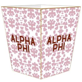 Alpha Phi Waste Basket