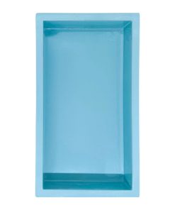 Light Blue Bamboo Guest Towel Holder