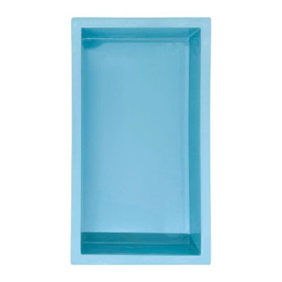 Light Blue Bamboo Guest Towel Holder