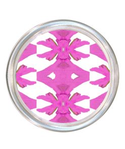 Palm Pink Large Glass Coaster