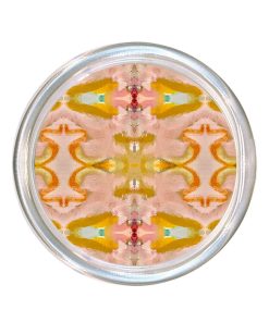 Sundance Orange Large Glass Coaster