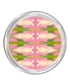 Cabana Pink Large Glass Coaster