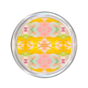 Mellow Yellow Large Glass Coaster