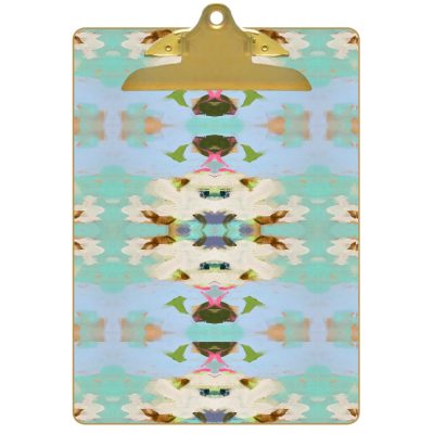 Summer Garden Light Blue Clipboard
