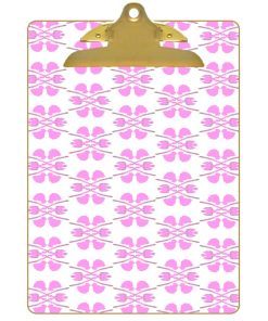 Clover Pink Clipboard