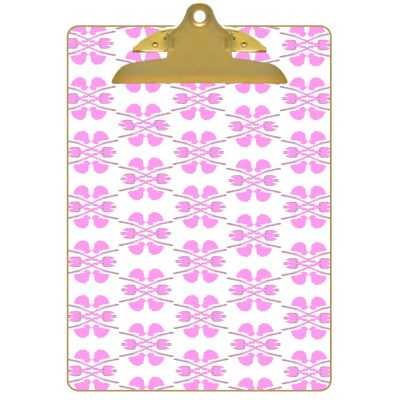 Clover Pink Clipboard