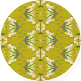 English Garden Citron Glass Cutting Board