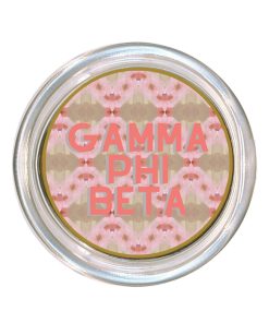Gamma Phi Beta Glass Coaster