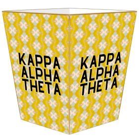 Kappa Alpha Theta Waste Basket