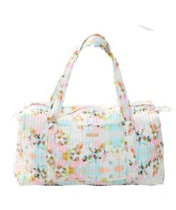 Brooks Avenue Quilted Signature Duffle Bag