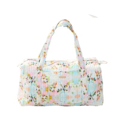 Brooks Avenue Quilted Signature Duffle Bag