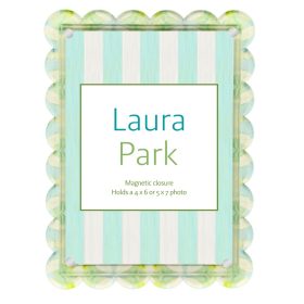 Elephant Falls Scalloped Picture Frame