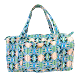 Island House Quilted Signature Duffle Bag