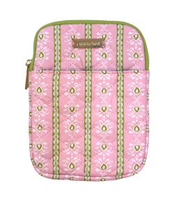 Rosemary Stripe Pink Quilted E-Reader Case