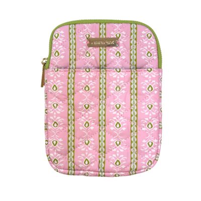 Rosemary Stripe Pink Quilted E-Reader Case