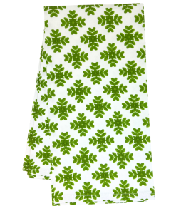 Brushstrokes Green Tea Towel