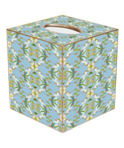 English Garden Blue Tissue Box Cover