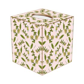 Flor Rosa Tissue Box Cover
