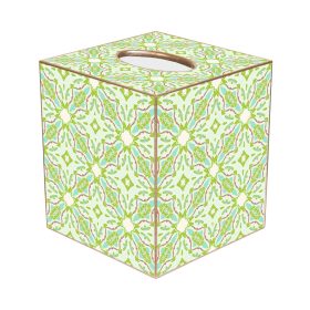 Lagos Green Tissue Box Cover