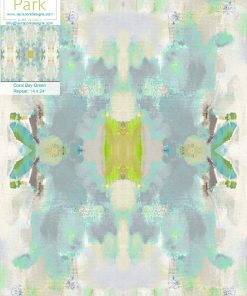 Coral Bay Green Wallpaper