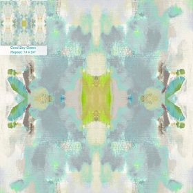 Coral Bay Green Wallpaper