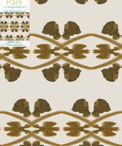 Metallic Beige Wallpaper