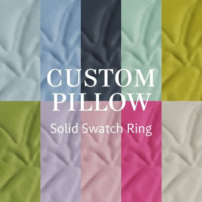 Custom Pillow Solid Swatch Ring (+ BONUS Guide)