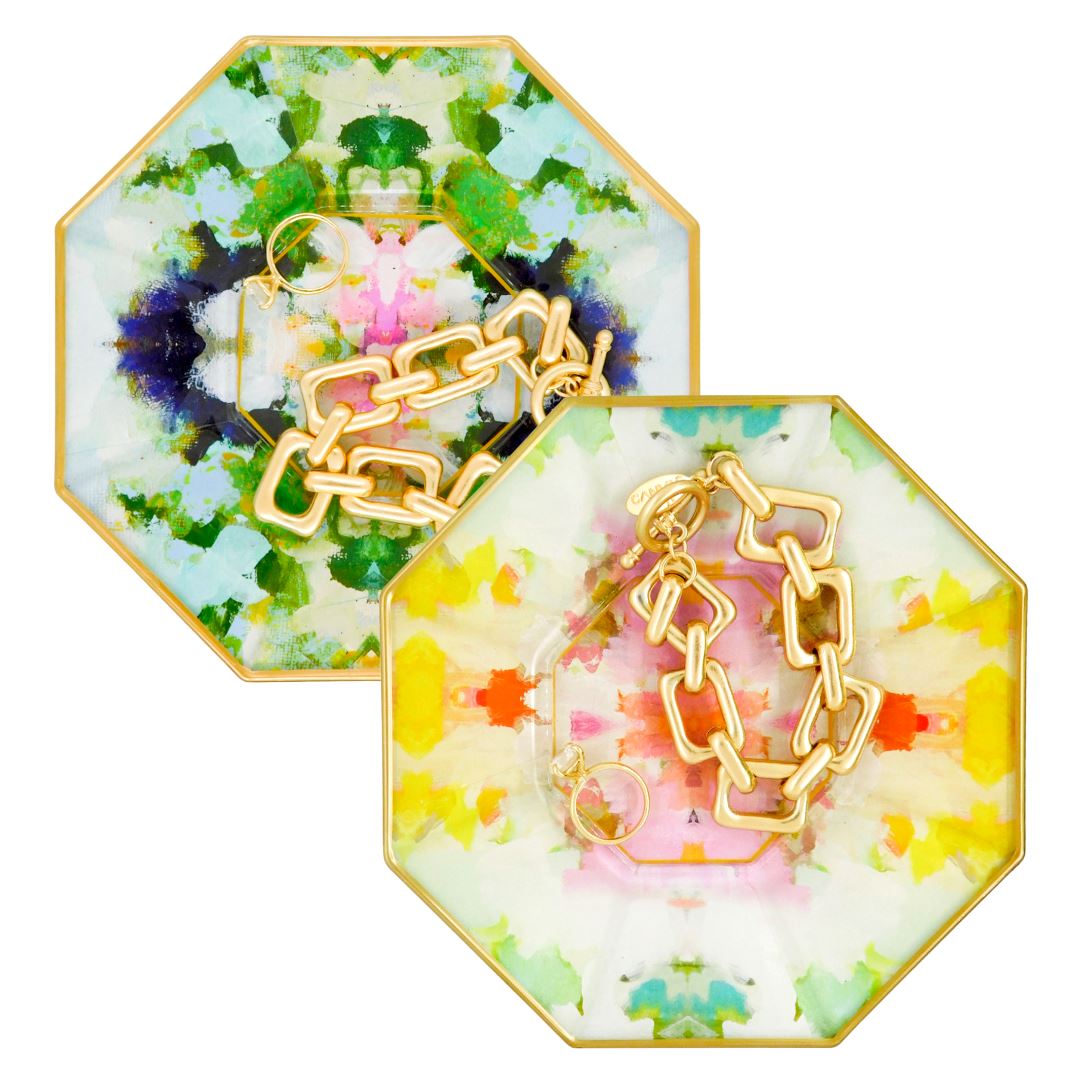 Brooks Avenue Pink Glass Trinket Dish - Image 2