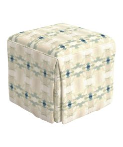 The Cameron Custom Skirted Ottoman