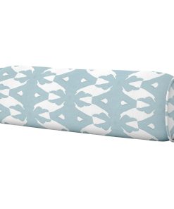 Palm Mist Round Bolster Pillow
