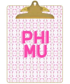 Phi Mu Clipboard