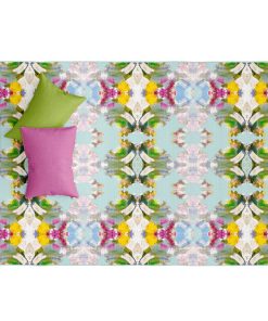 Poppy Blue Floor Mat